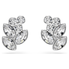swarovski أقراط دبوسية diapason، قطع متنوع، لون أبيض، طلاء روديوم
