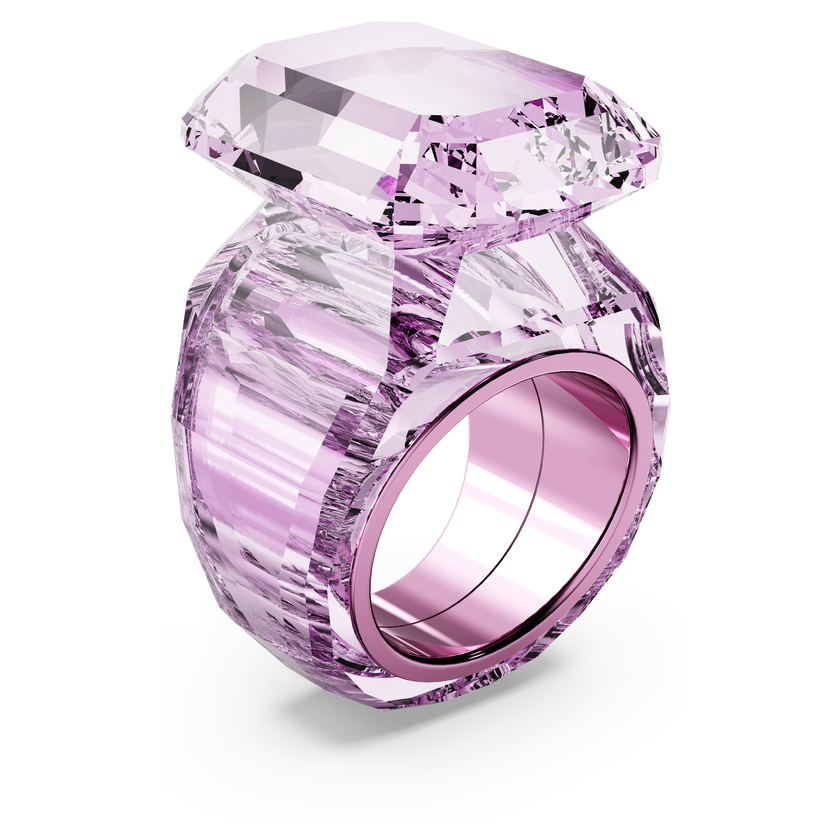 swarovski خاتم كوكتيل lucent، لون وردي