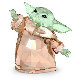 swarovski قطعة زينة بتصميم شخصية الماندلوري، الطفل من ستار وورز