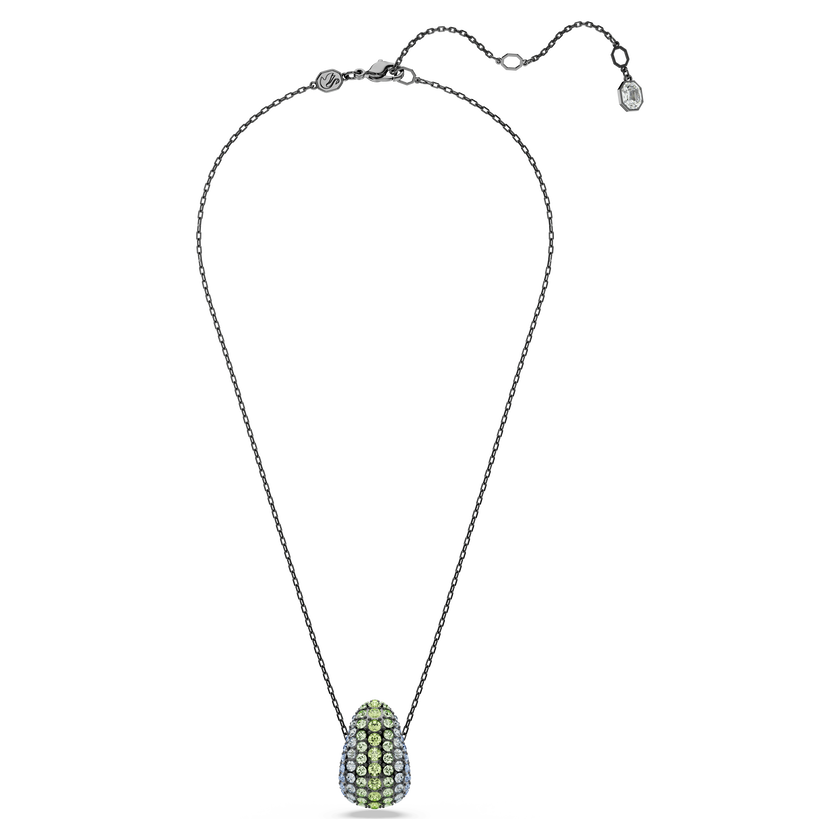 swarovski قلادة sublima، قطع مستدير، ألوان متعددة، طلاء روثينيوم