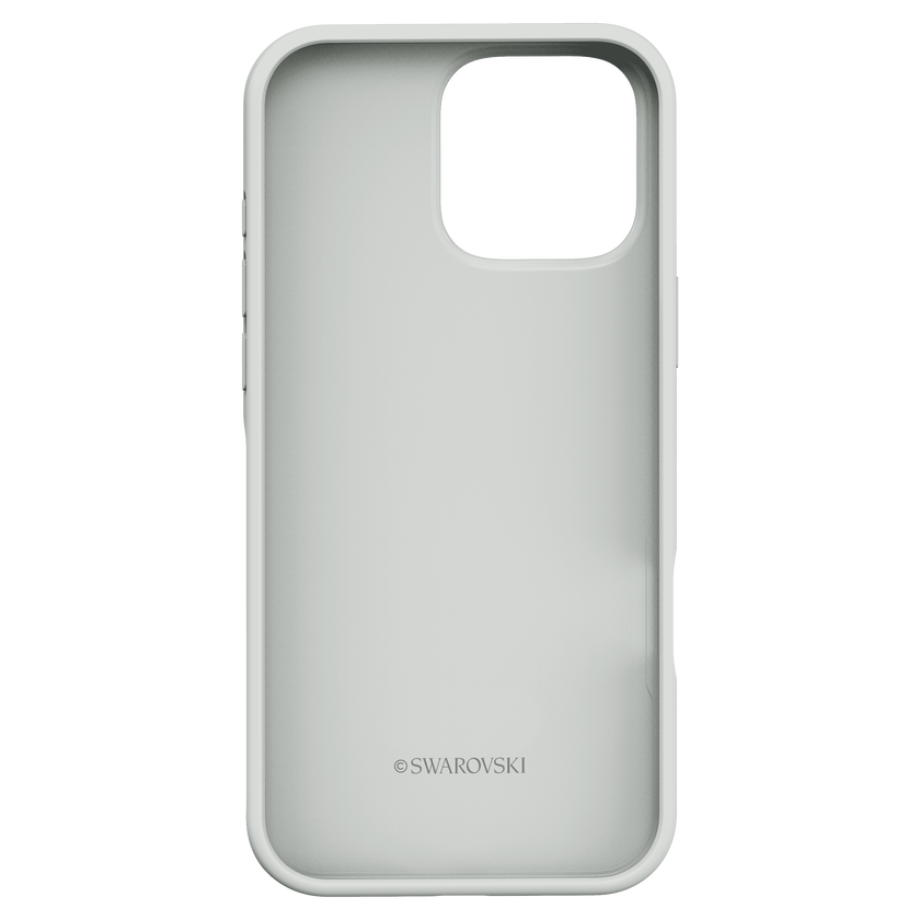 swarovski حافظة high للهاتف الذكي، iphone  16 pro max، لون فضي