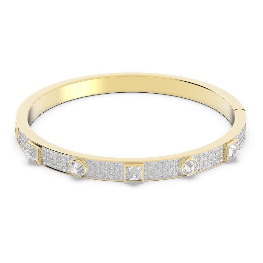 swarovski سوار thrilling deluxe، لون أبيض، طلاء باللون الذهبي
