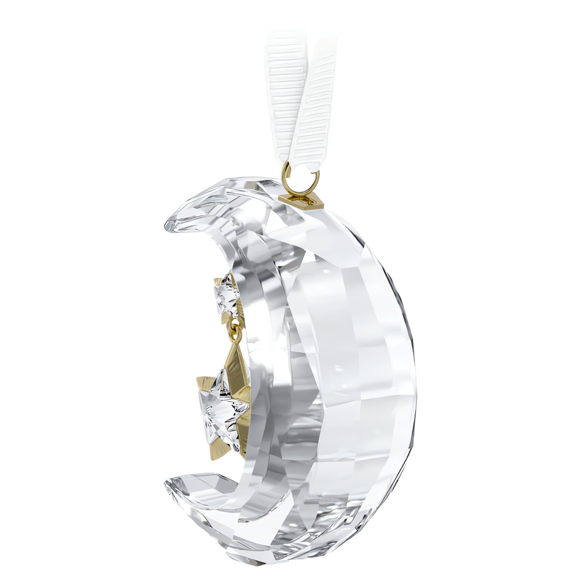 swarovski قطعة زينة holiday magic على شكل هلال