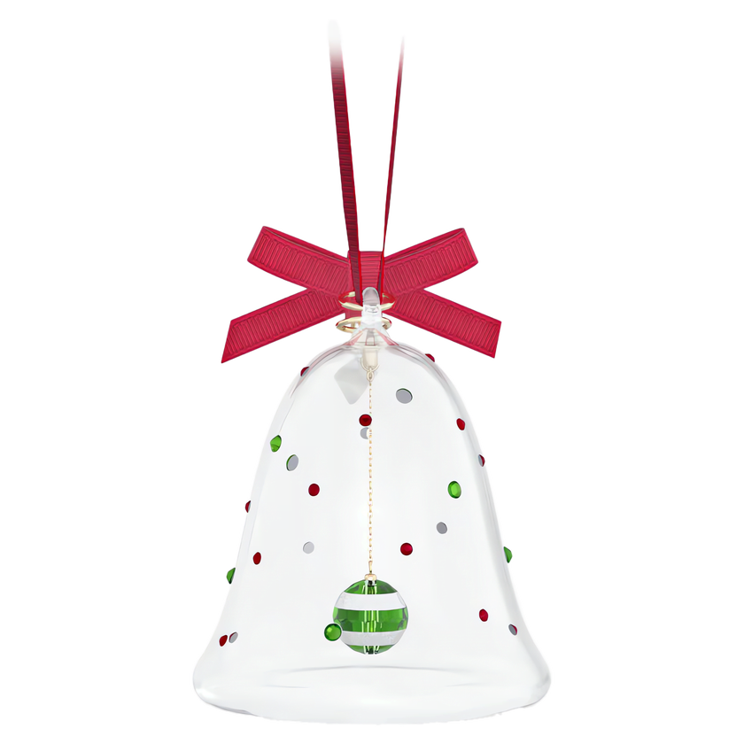 swarovski زينة متدلية على شكل جرس بها حلوى holiday cheers