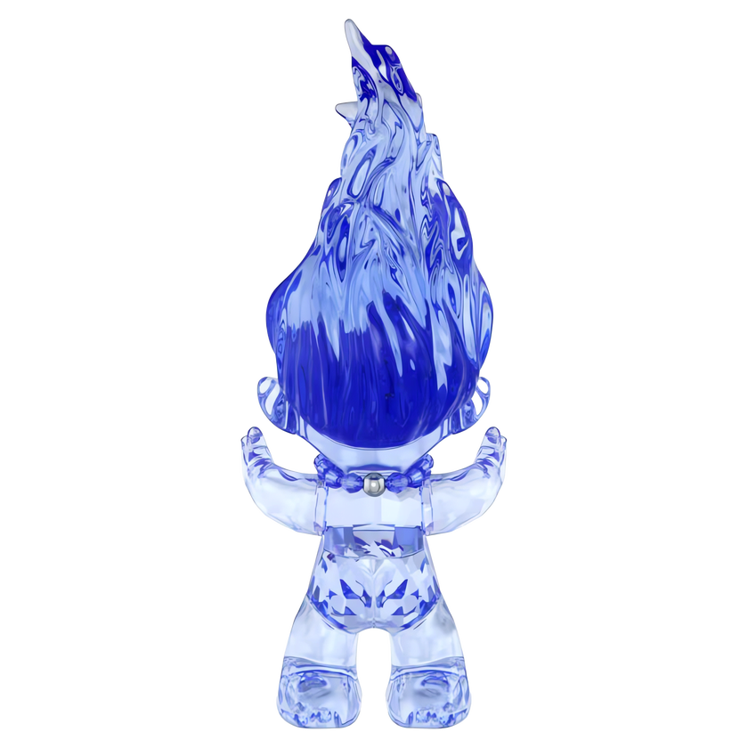 swarovski قزم، مجموعة good luck trolls، لون أزرق