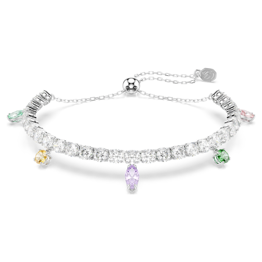 سوار ariana grande x swarovski tennis، قطع متنوع، ألوان متعددة، طلاء روديوم