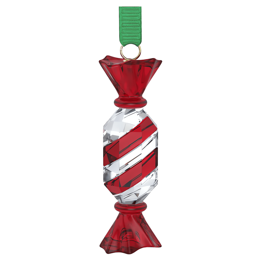 swarovski زينة متدلية كريستال على شكل حلوى holiday cheers