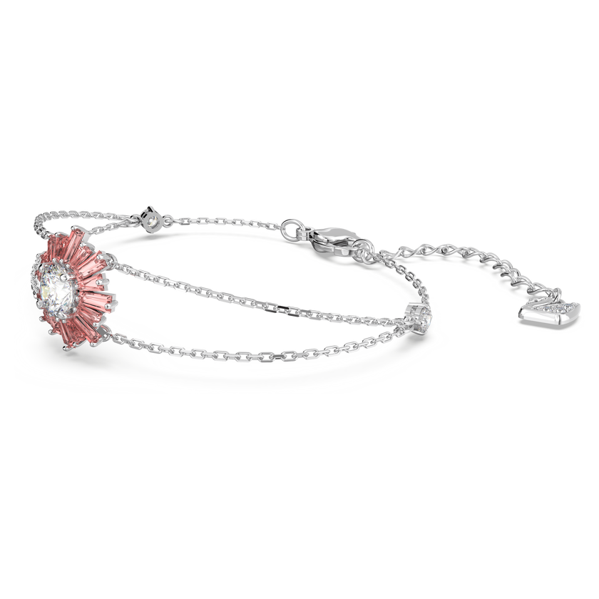 swarovski سوار sunshine ، لون وردي، طلاء روديوم